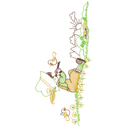 Girls Embroidery Design 6